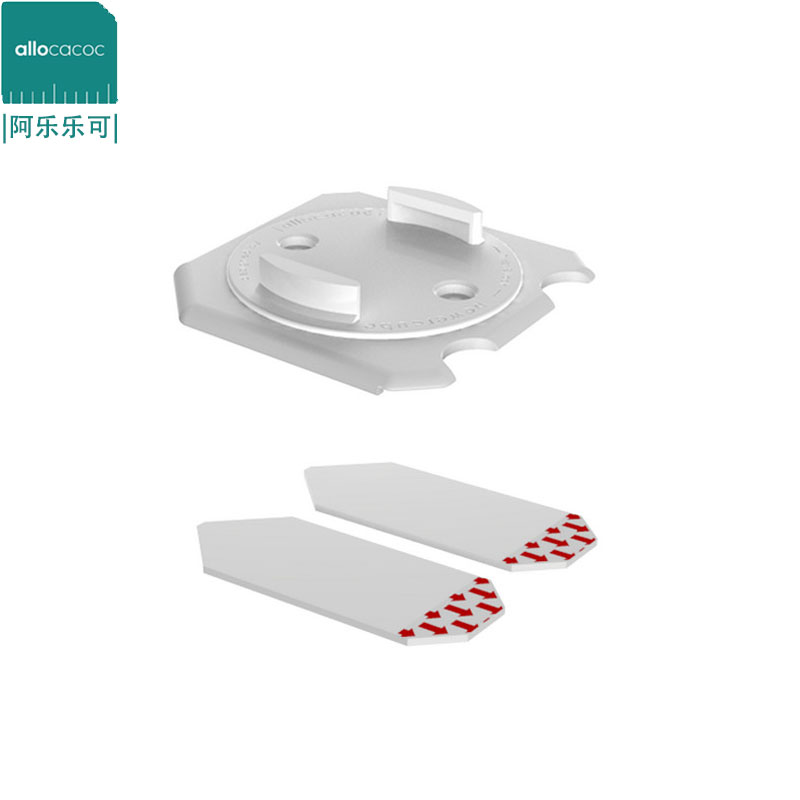 阿乐乐可魔方插座专用插排固定器/插线板固定器/插座支架/爬墙插座