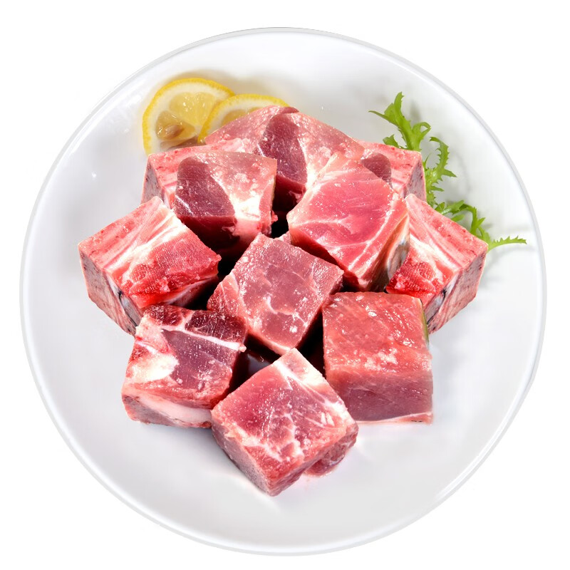 金鑼肋排塊帶肉免切豬骨棒骨塊高湯食材煲湯食材 1kg肋排塊含軟骨凈重