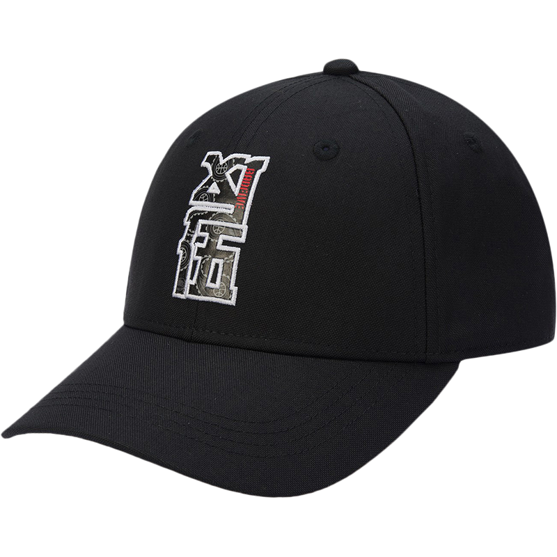 李宁帽子反伍badfive篮球系列棒球帽amyr202 黑色-1 000