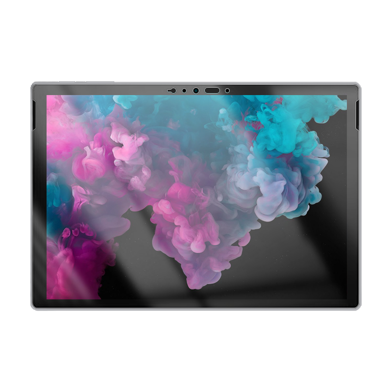 润哲 适用微软surfacepro7保护膜surfacepro6/5/4平板电脑钢化膜GO全屏贴膜 【高清抗指纹·钢化玻璃膜】2张  含手写笔 surface pro7