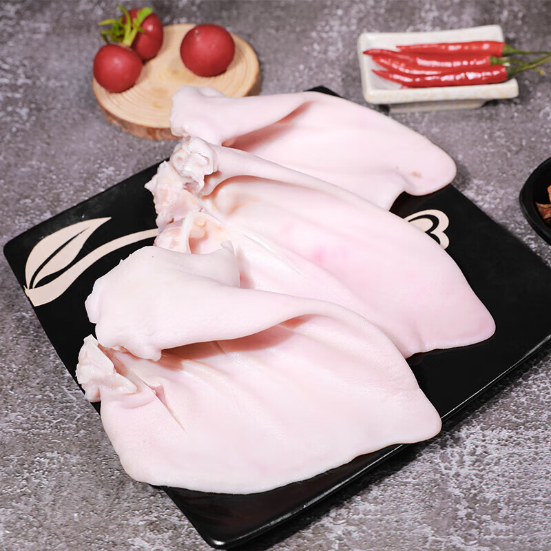 万鲜王生猪耳朵猪耳朵500当天现杀农家土猪耳朵家庭红烧爆炒卤味食材