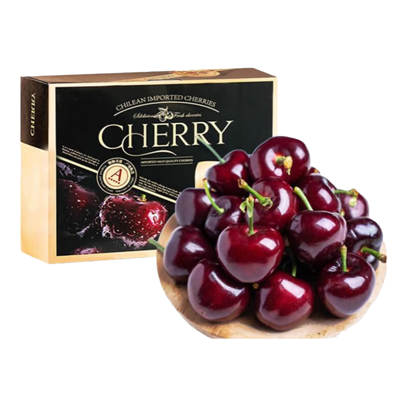 松筱樱桃山东大樱桃【多地次日达】国产车厘子新鲜水果送礼物端午节 4斤(净重) 带箱5斤金标级单果22-26mm
