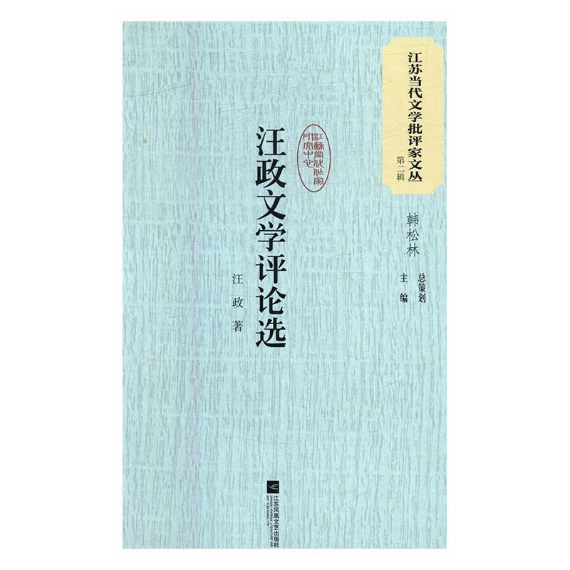 汪政文学评论选 汪政