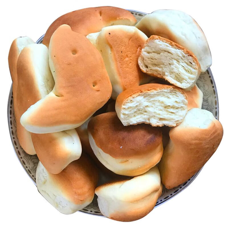 clcey现做青岛正宗饽东花饽饽杠子头小吃馒头早餐 1斤传统手工饽花