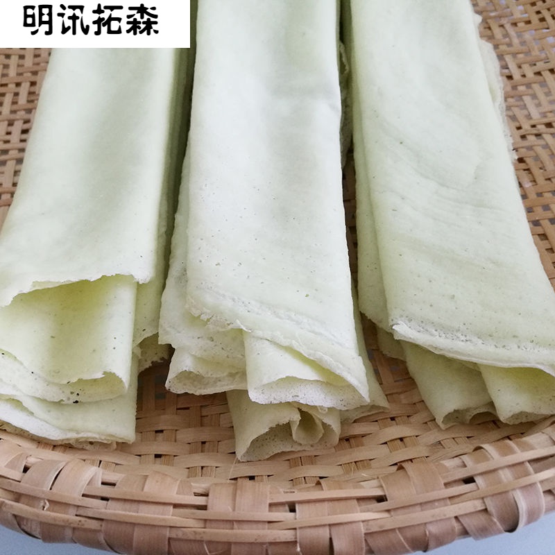 梦信湖北荆门特产农家手工新鲜绿豆豆丝豆饼手工自制绿豆丝w 新鲜豆饼