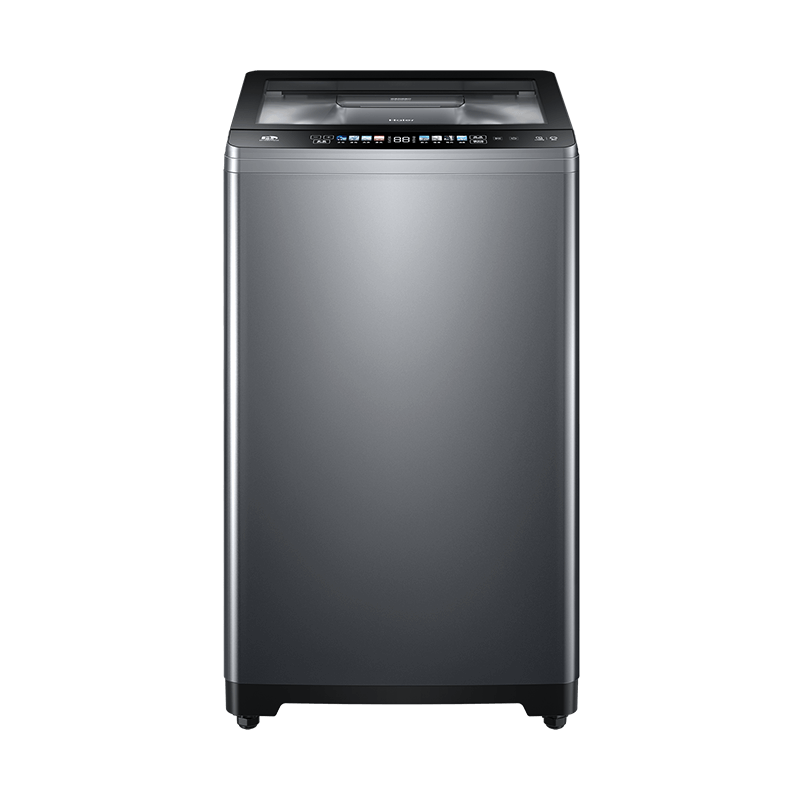 Haier 海尔 波轮洗衣机全自动家电  集速洗 玻璃上盖ES100B37Mate6
