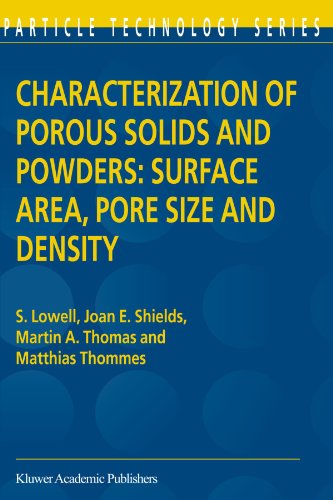 预订 characterization of porous solids and powders: surface area