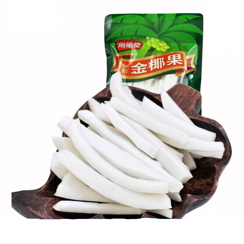 佑康泰新鲜椰肉 海风堂椰子肉 新鲜椰子肉条榨汁椰奶清补凉椰子鸡汤