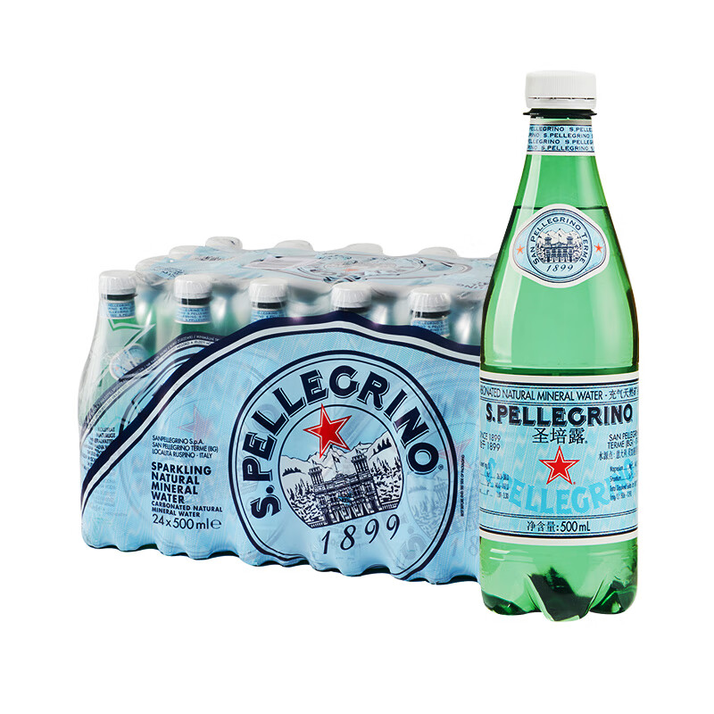 圣培露(sanpellegrino)意大利进口圣培露气泡水天然充气矿泉水整箱