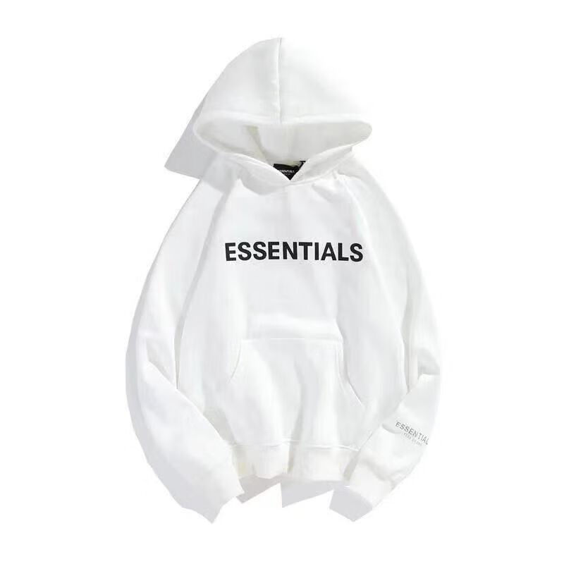 霸雅海 秋冬fog高街连帽男女fear of god essentials情侣潮卫衣 esse