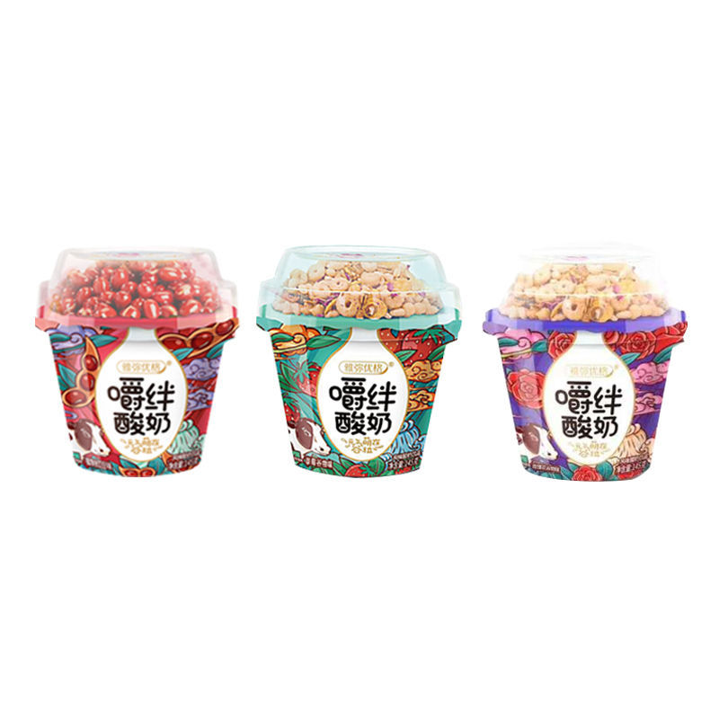 雅弥优格嚼绊酸奶膳食谷物代餐学生早餐奶泡沫箱装145