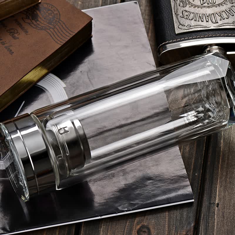 2021新款 德国索野soyes  德国索野水杯玻璃杯子茶杯双层家用办公杯