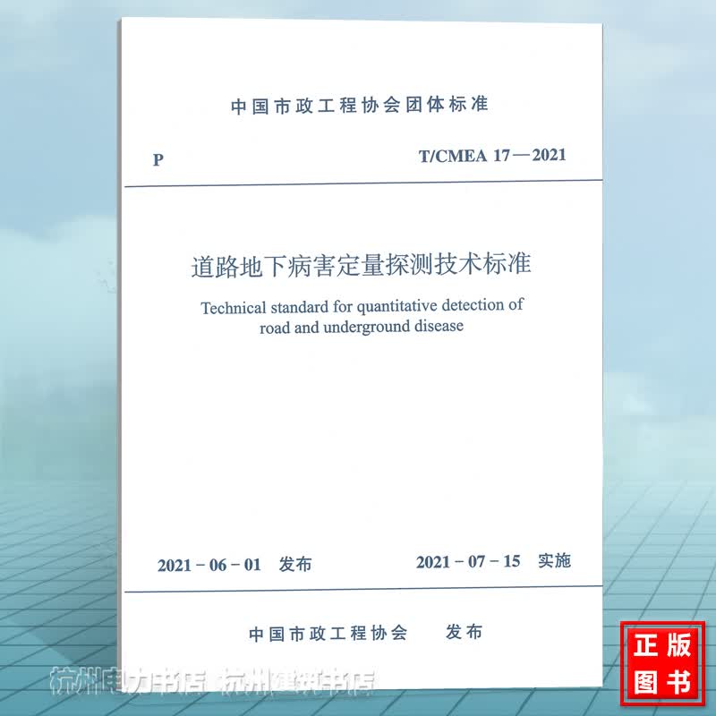 T/CMEA 17-2021道路地下病害定量探测技术标准