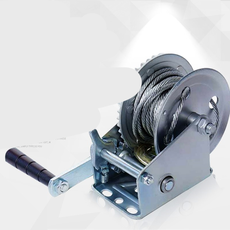 钢丝绳卷绕机电缆收卷线器钢丝绳收绳器安全绳收线器手动盘绳机器 600