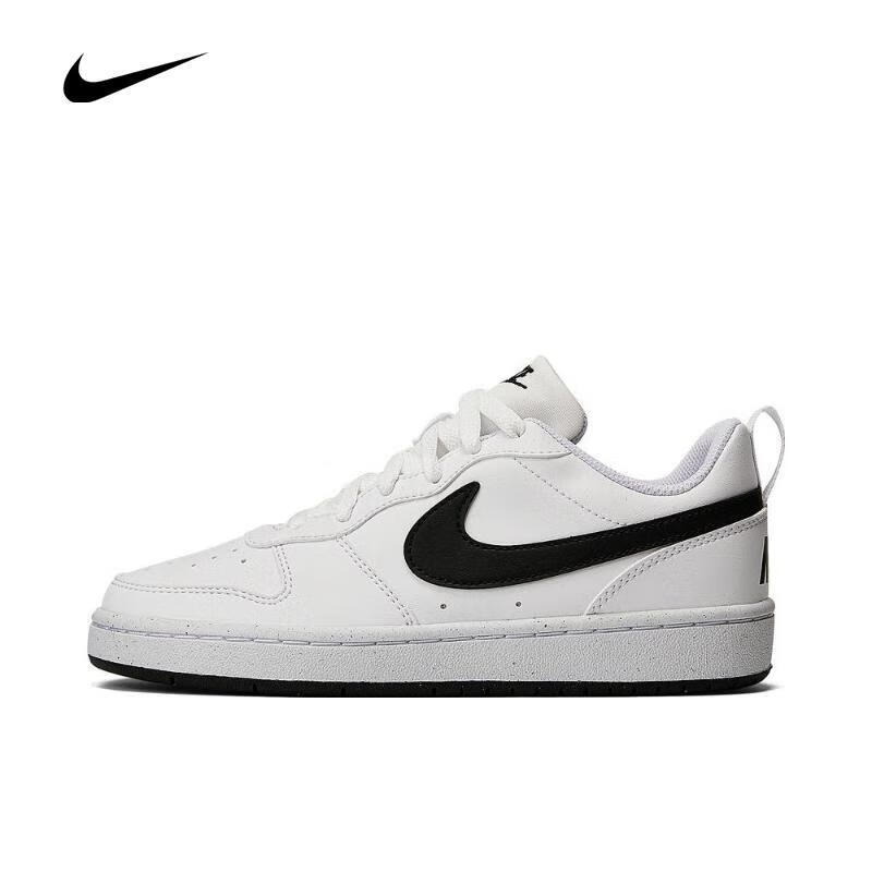 NIKE耐克COURT BOROUGH LOW RECRAFT BG大童休闲鞋复刻鞋百 DV5456-104 39码