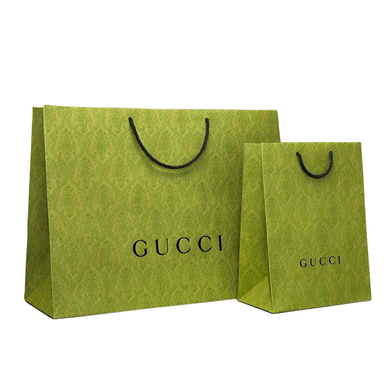 古驰(GUCCI)绿色竖版礼品纸袋购买指南