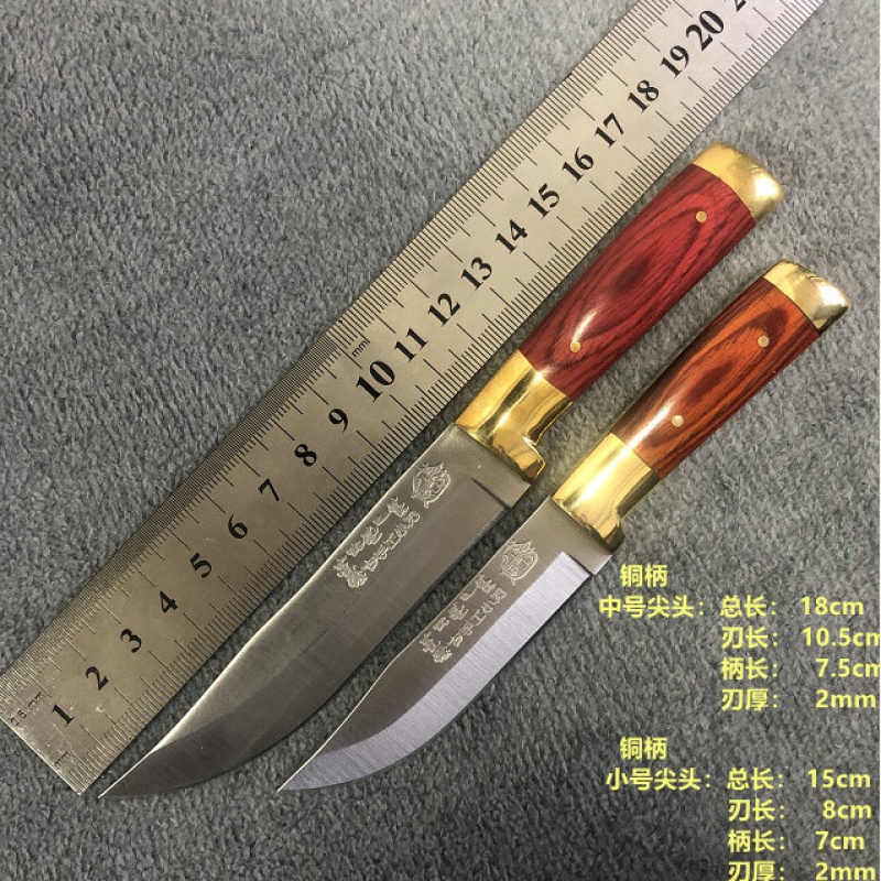 普特汇藏族手工刀 蒙古族手把肉刀手扒肉刀蒙古小刀内蒙古工艺品餐刀