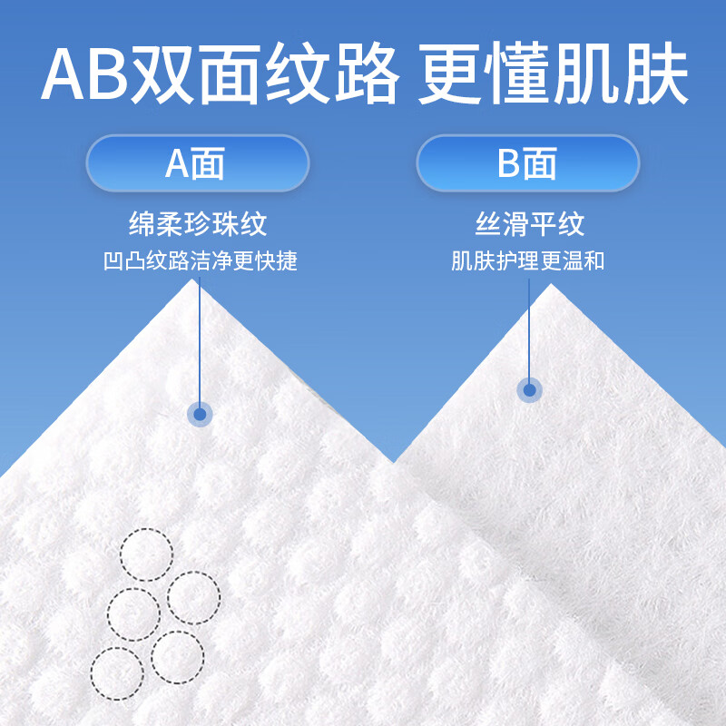 三仕达洗脸巾40片一次性擦脸巾干湿两用加厚洁面巾外出便携清洁巾 厚款40抽4包【加厚加大款】
