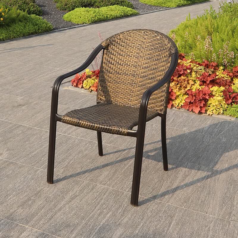 墨石林家具店 家具店 金艺林阳台桌椅户外庭院藤椅三件套别墅室外露天