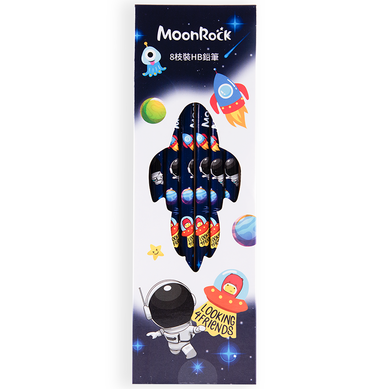 梦乐（MoonRock）学生铅笔8支装10039614831929