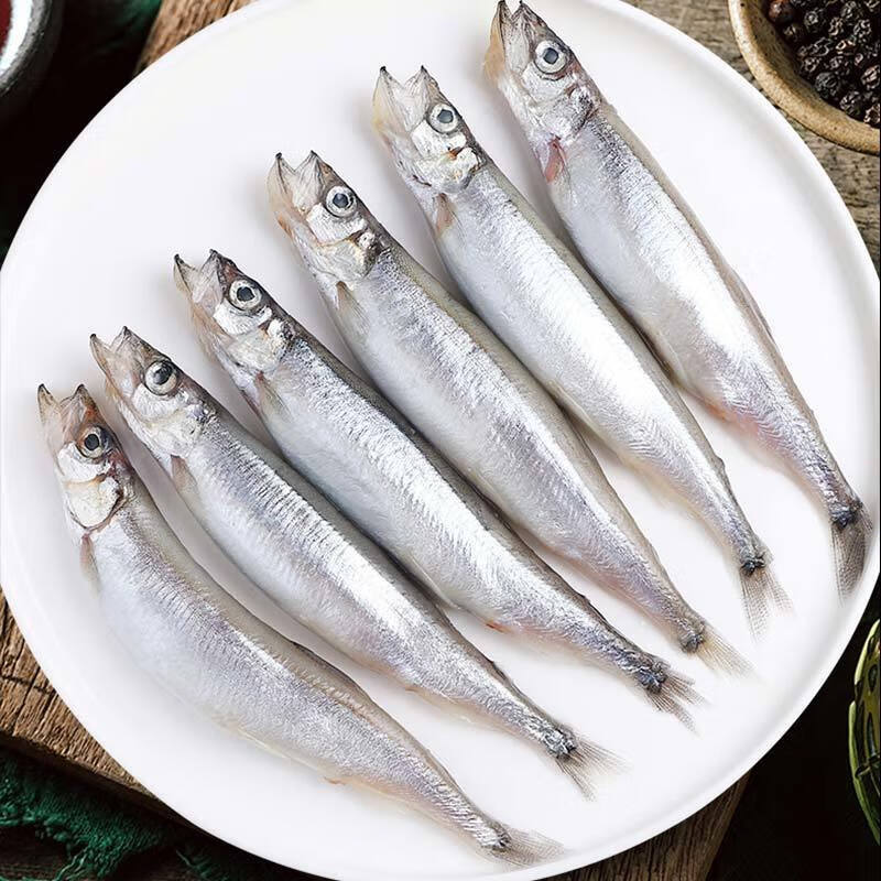 伯贤  多春鱼一多春鱼满籽新鲜烧烤食材油炸多春鱼带籽 3斤 满籽多春