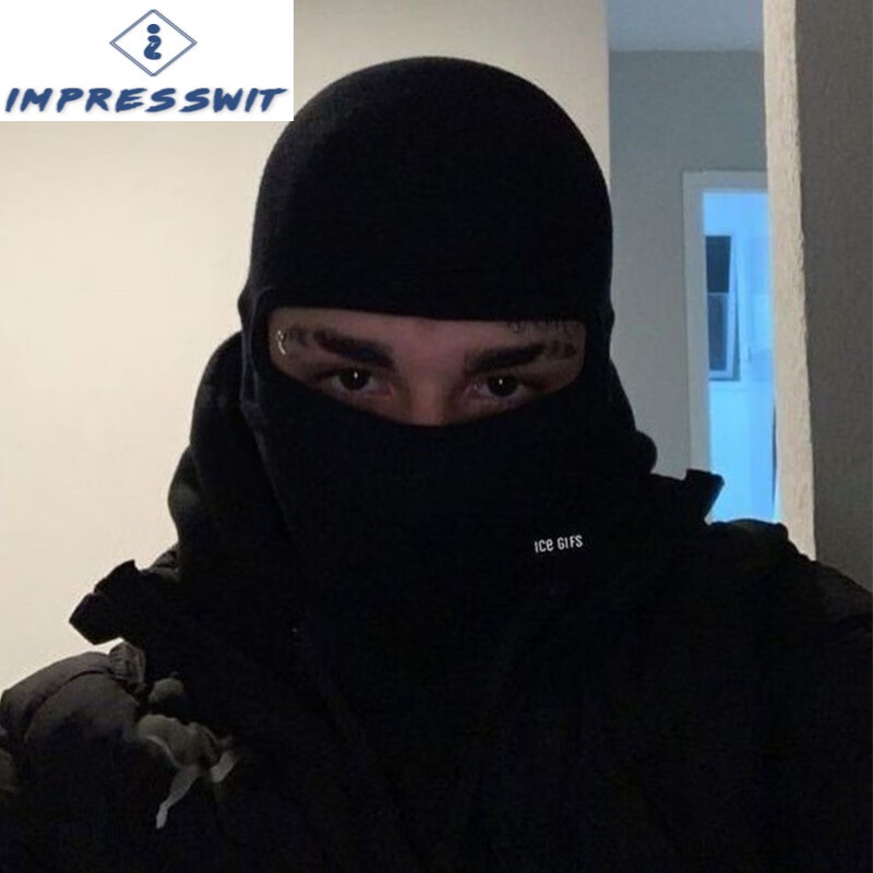 carlos kaylabalaclava巴拉克拉法帽复古保暖护耳针织防风骑行面罩套