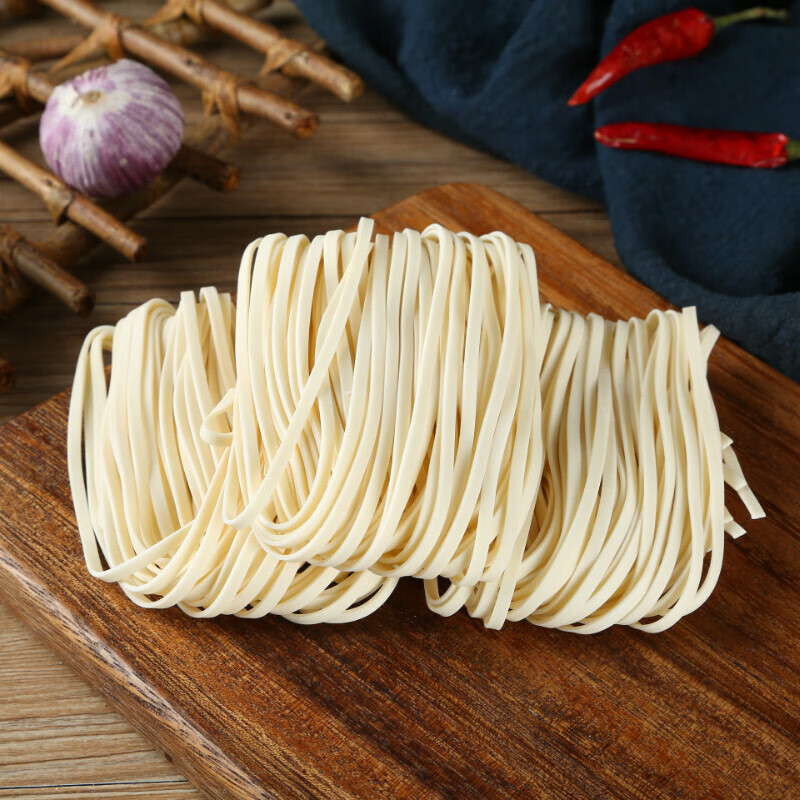 辣铺乐粗面1200g日晒素食面条 义峰关庙面粗1200g