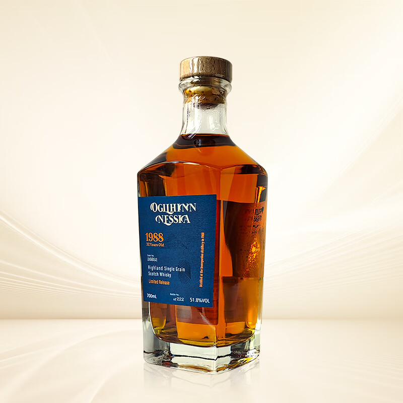 OGILHINN NESSIA拔萃【全球限定】苏格兰原装进口32年单一谷物波本桶洋酒威士忌 32年波本桶威士忌700ml