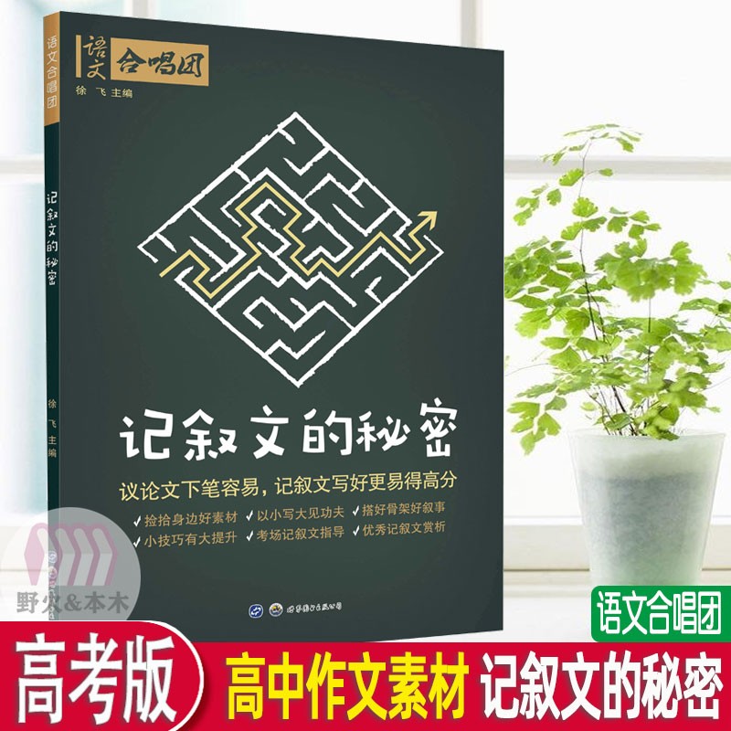 2022作文语文合唱团改出好作文先生小人物佳人记叙文的秘密大家看电影潮流人物大事件名人高中作文素材高考版 记叙文的秘密