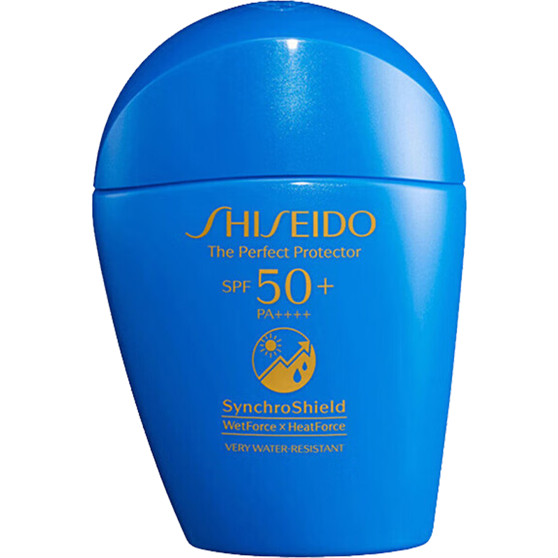 资生堂（SHISEIDO）新艳阳夏臻效水动力蓝胖子防晒乳霜50ml SPF50+/PA++++ 护肤礼物