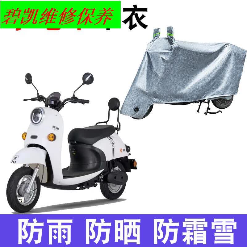 熊和他的小伙伴适用于雅迪小龟王系列电动车车衣防晒防尘防水遮阳车罩