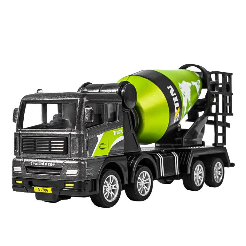 皓童玩具合金玩具车工程车模型挖掘机套装汽车男孩惯性搅拌车 【合金车头】搅拌车601-3怎么看?