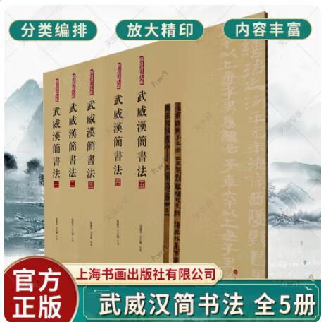武威汉简书法 简帛书法大系 一二三四五 全5册 上海书画出版社H