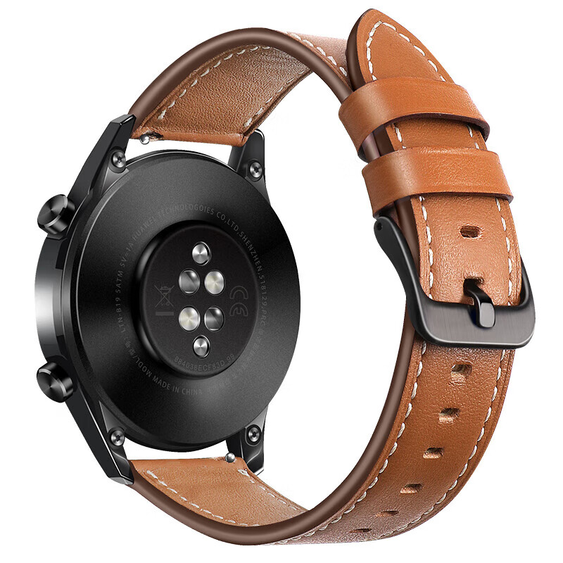 适配华为gt4表带gt3非凡大师华为watch4真皮watchbuds华为gt2牛皮