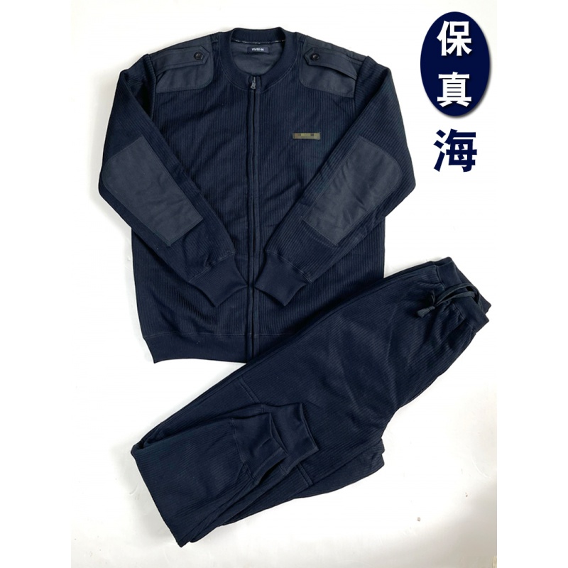 際華特訓(xùn)棉衣絨衣絨褲絨衣絨褲套裝海秋冬季保暖防寒衣毛衣褲軍迷戶外拉鏈 藏青色 170/84-88