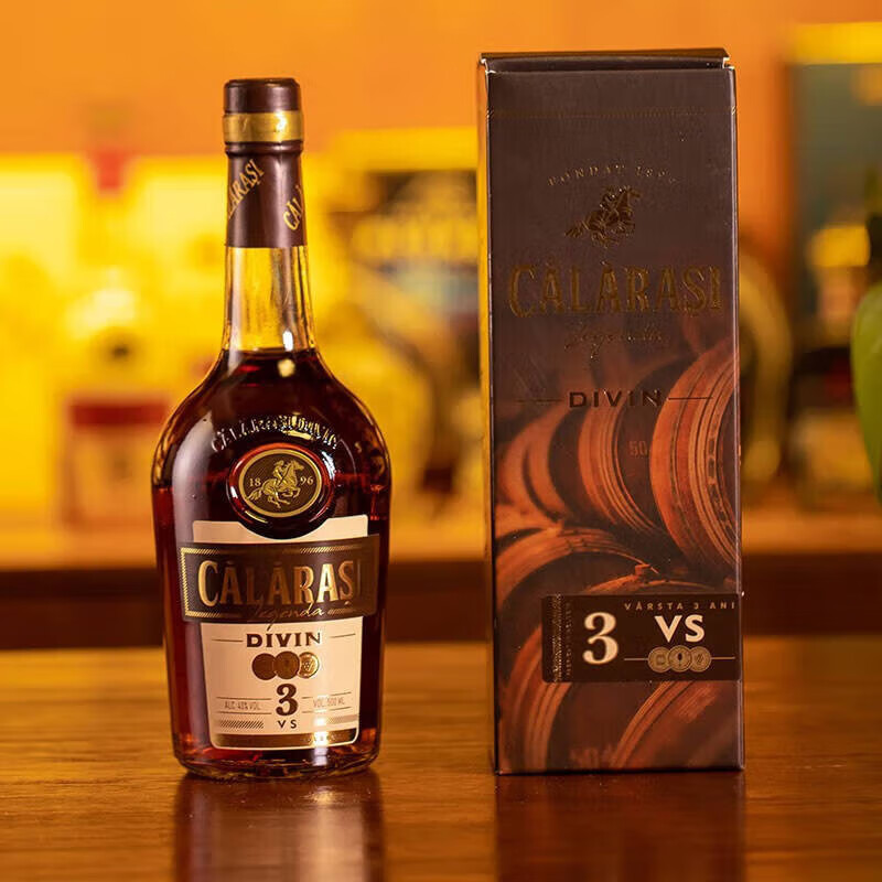 kvint摩尔多瓦克文特传奇系列原瓶进口烈酒白兰地40%VS/VSOP  3年VS 500mL 1瓶