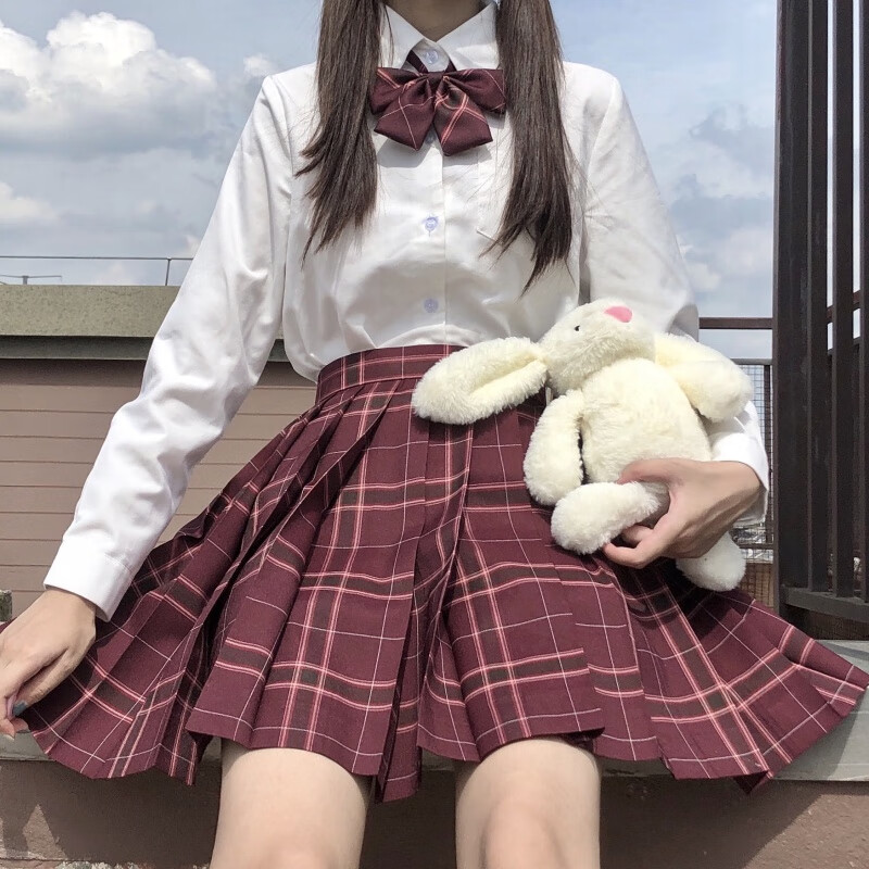 汀晨哈利波特全套衣服 JK儿童联名款裙子女童制服狮院衬衫校服格兰芬 狮院裙+徽章长袖+领结+领带+袜子 M码(85斤-105斤)怎么样,好用不?