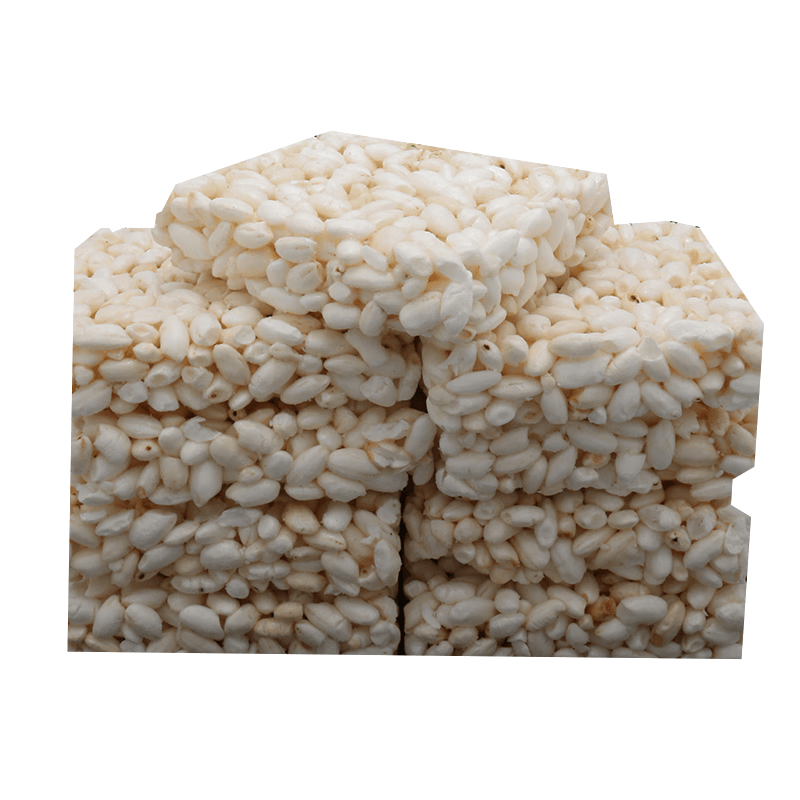 百年張記米花麥芽糖米花切糕糖炒米爆米花糖 零食懷舊特產(chǎn)食品 1000克(分4袋裝)