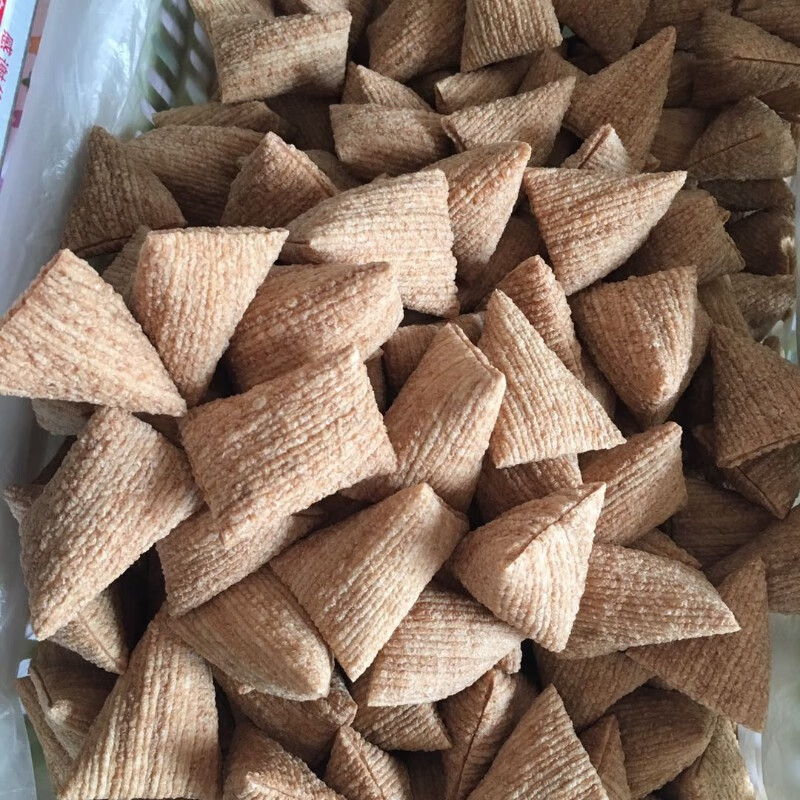 寄漪藕粉酥老式香酥脆荞麦芥麦三角酥零食爆米花童年怀旧膨化食品z