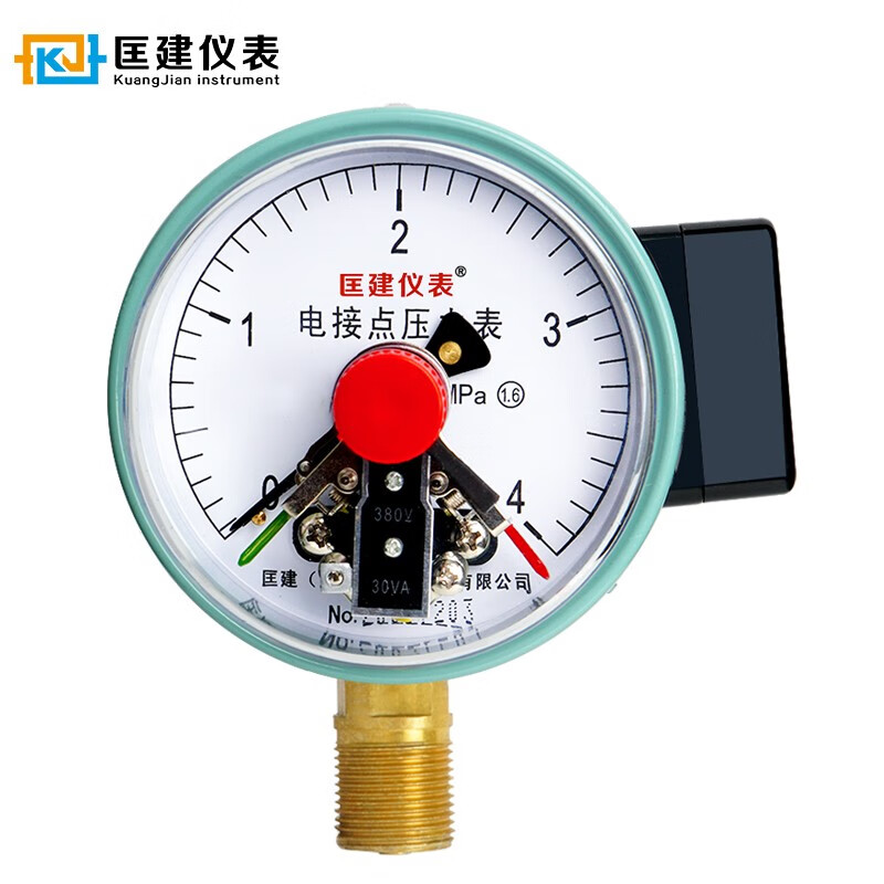 匡建儀表（CONJANT）YXC-100電接點壓力表上下限報警水泵水塔壓力開關(guān)控制器220/380V 0-4MPa