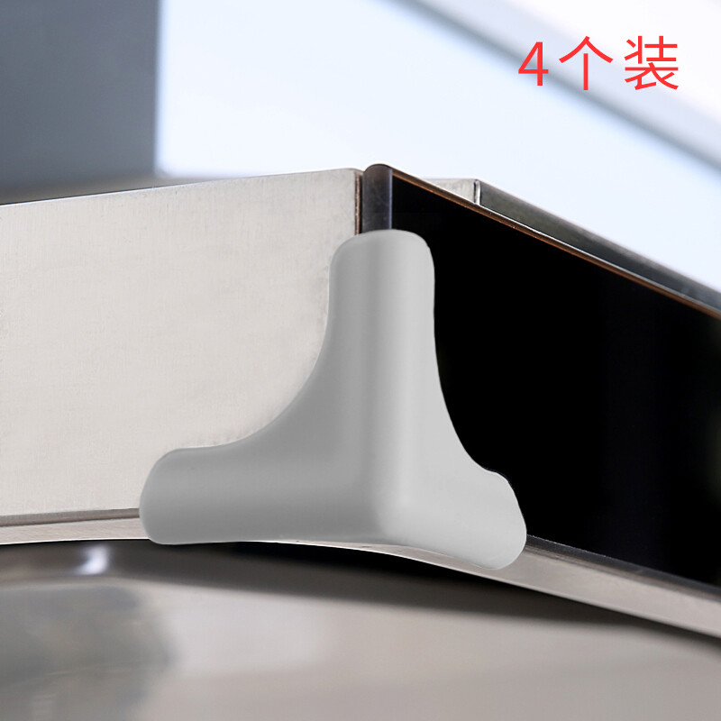 防撞角家用窗户桌子床防碰撞角套硅胶包边顶吸抽油烟机安全防碰头贴