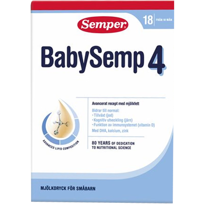 【婴幼儿奶粉价格走势图】推荐一款“森宝Semper四段婴幼儿配方奶粉”，含多种营养元素，200-250元之间
