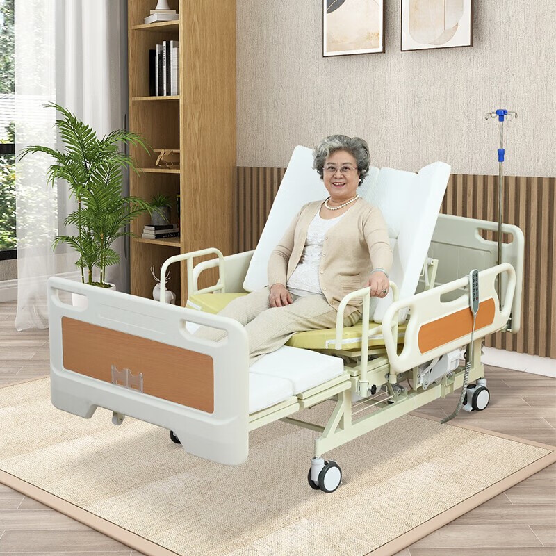 塞伦盖蒂 电动护理床家居家用老人瘫痪病人多功能翻身医疗医用病床 手电两用【防侧滑防下滑 整体翻身】大ABS护栏