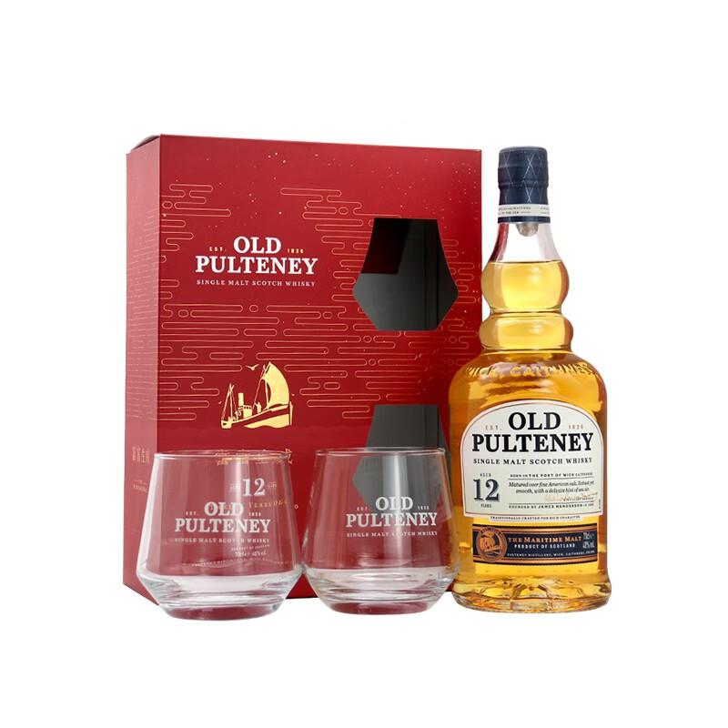 Old Pulterior富特尼苏格兰单一麦芽纯麦威士忌英国进口洋酒年货节送礼 富特尼12年虎年礼盒