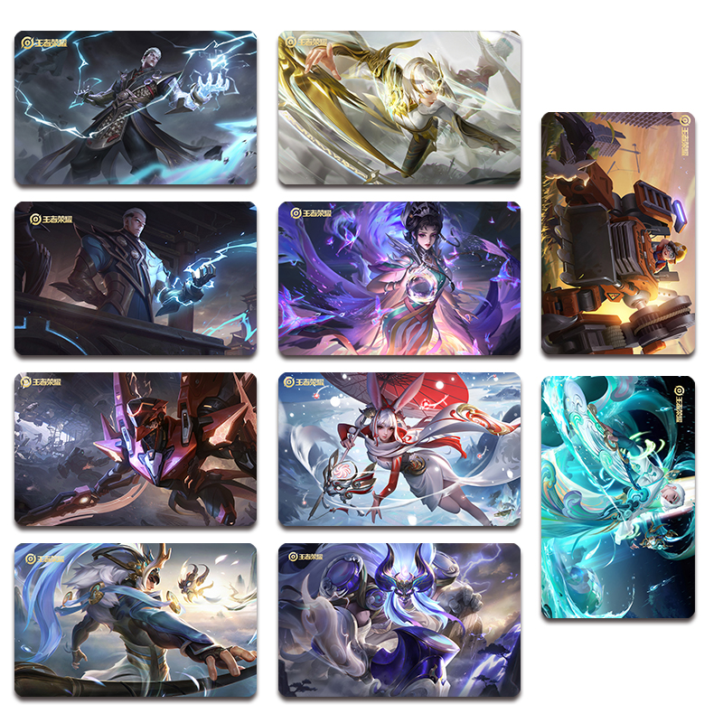 游戏周边英雄典藏传说限定肤学生公交水 hmd王者荣耀卡贴01款 磨砂