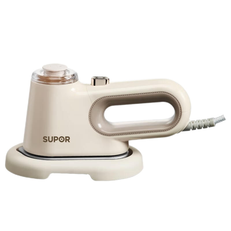 苏泊尔（SUPOR）手持挂烫机蒸汽电熨斗熨烫机家用便携式大蒸汽喷气式熨衣服迷你家电旅行挂烫机 米白色 ESP-301A 64.88元