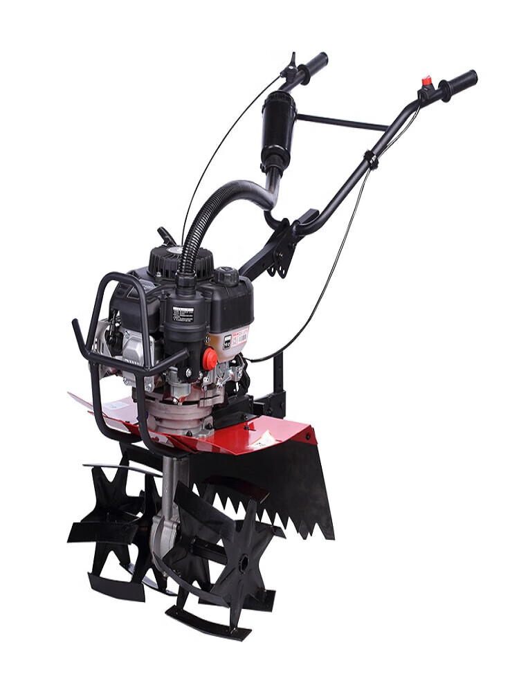 刘不丁多功能汽油除草机带开沟松土犁地翻土家用一体小型农用锄草微耕