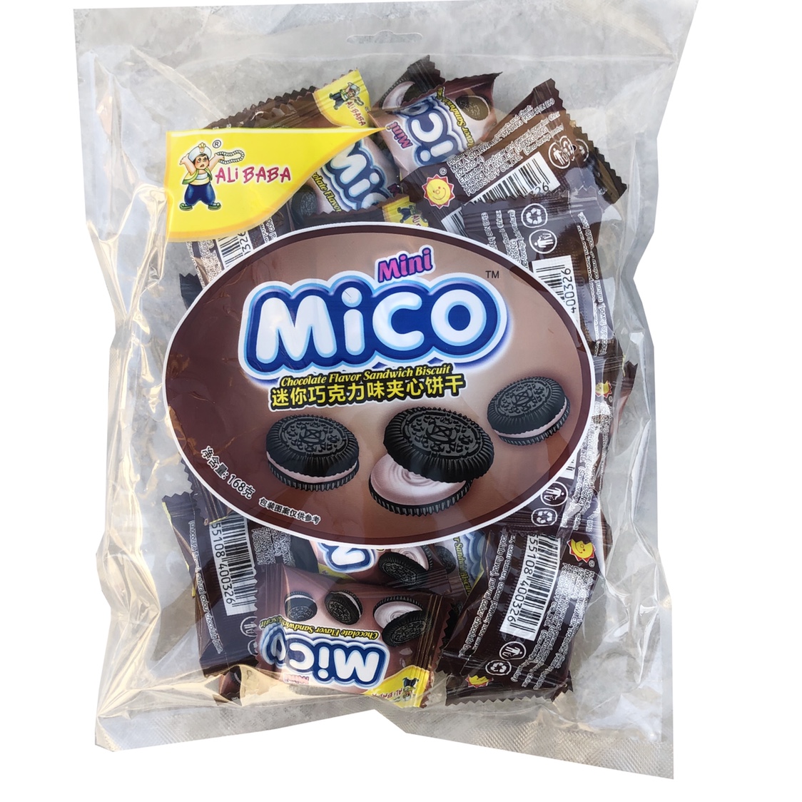 奥利奥迷你奶油巧克力夹心饼干376g小包装散装食品 巧克力1袋168克约
