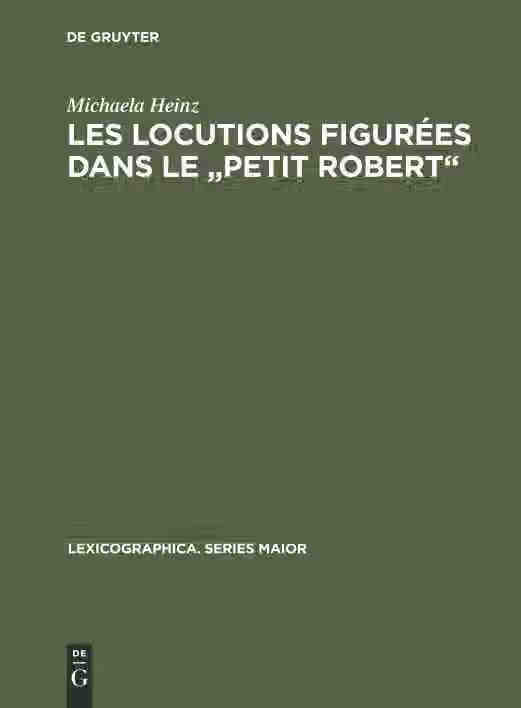 预订 les locutions figurees dans le petit robert