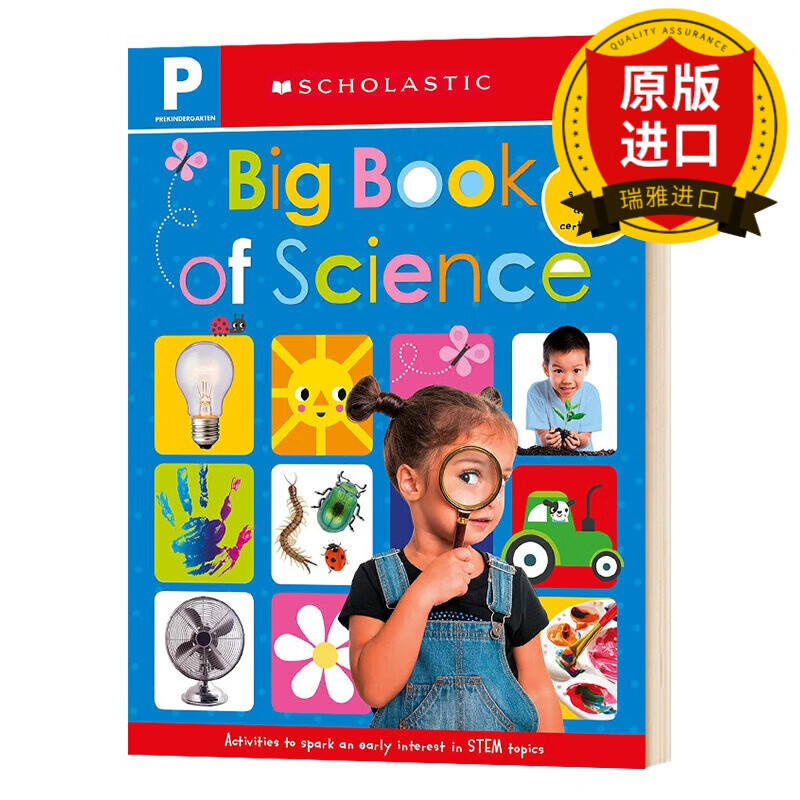 big book of science workbook: scholastic early learners